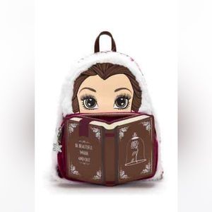 Loungefly X Disney Winter Belle Cosplay Mini Backpack Beauty And The Beast NWT